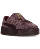 Puma Women's Suede Creepers Elemental Casual Sneakers From Finish Line