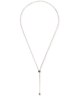 Vera Bradley Pave Ball Slider Y-neck Necklace