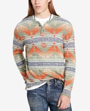Denim & Supply Ralph Lauren Men's Southwestern Henley Sweater