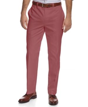 Lauren By Ralph Lauren Solid Cotton Dress Pants