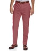 Lauren By Ralph Lauren Solid Cotton Dress Pants