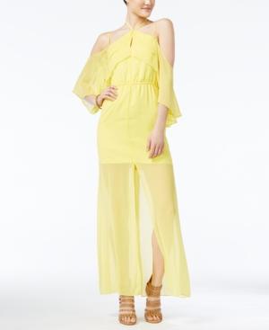 Xoxo Juniors' Ruffled Off-the-shoulder Party Dress