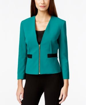 Nine West Bi-stretch Zippered Jacket