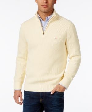 Tommy Hilfiger Men's Harrington Quarter-zip Sweater