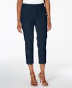 Charter Club Petite Scalloped-hem Capri Pants, Created For Macy's