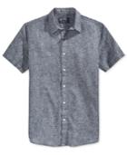American Rag Men's Short Sleeve Linen Shirt, Created For Macy's