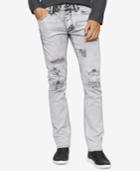 Calvin Klein Jeans Men's Slim-fit Ripped Jeans