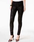 Inc International Concepts Snake-embossed Skinny Pants, Created For Macy's
