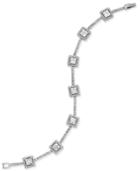 Danori Silver-tone Square Crystal Bracelet, Only At Macy's