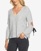 1.state V-neck Slit-sleeve Top