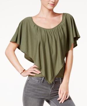 Chelsea Sky Asymmetrical Flounce Top, Only At Macy's