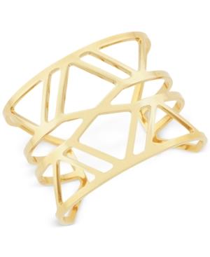 Vince Camuto Gold-tone Openwork Cuff Bracelet