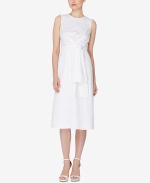 Catherine Malandrino Ursula Knotted Midi Dress