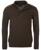 Sam Heughan For Barbour Men's Charlock Half Button Wool Sweater