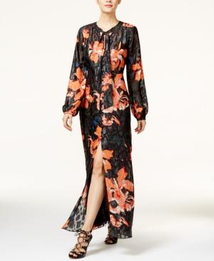 Guess Sheer Printed Maxi Dress