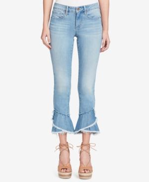 Jessica Simpson Forever Ruffled-hem Skinny Jeans