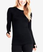 Cuddl Duds Flexfit Crew Long-sleeve T-shirt