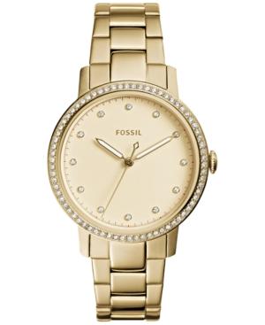 Fossil Women's Neely Gold-tone Stainless Steel Bracelet Watch 35mm Es4289