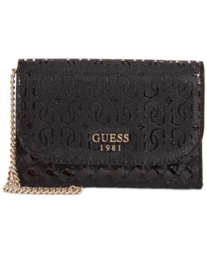 Guess Flutter Chain Strap Double Date Signature Wallet