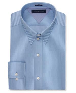 Tommy Hilfiger Light Blue Stripe Dress Shirt