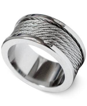 Charriol Unisex Silver-tone Cord Ring