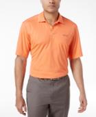 Greg Norman For Tasso Elba Men's Embossed Performance Sun Protection Golf Polo