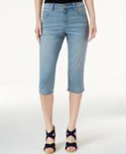 Inc International Embroidered Cropped Jeans, Only At Macy's