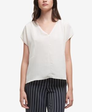 Dkny Georgette High-low Top, Created For Macy's