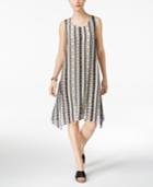 Style & Co Striped Shift Dress, Only At Macy's