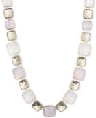 Anne Klein Gold-tone Multi-crystal Collar Necklace