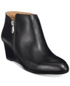 Adrienne Vittadini Meriel Wedge Booties, Only At Macy's Women's Shoes