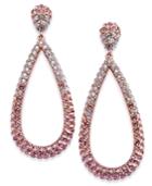 Danori Silver-tone Ombre Crystal Teardrop Drop Earrings, Created For Macy's