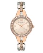 Charter Club Women's Two-tone Crystal Bracelet Watch 33mm, Only At Macy's
