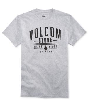 Volcom Men's Cultivation Heathered Graphic-print Logo T-shirt
