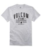 Volcom Men's Cultivation Heathered Graphic-print Logo T-shirt