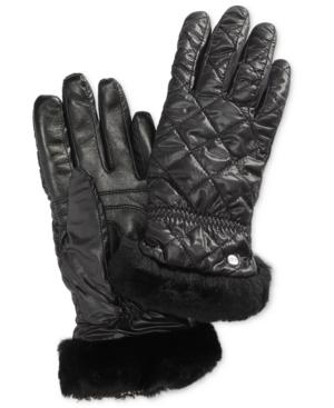 Ugg Shearling-trim Touchscreen Gloves