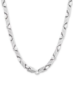 Men's 24 Link Chain In Sterling Silver