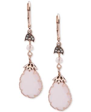 Lonna & Lilly Teardrop Stone Beaded Drop Earrings