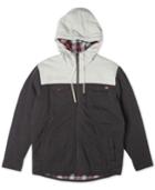 Rip Curl Gypson Colorblocked Flannel-lined Hoodie