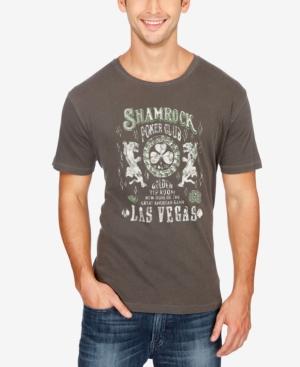 Lucky Brand Men's Shamrock Poker Graphic-print Cotton T-shirt