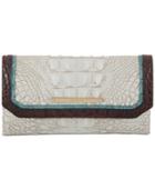 Brahmin Soraya Coconut Soft Checkbook Wallet