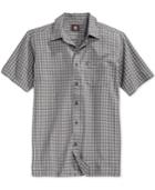 Quiksilver Men's Pease Bay Plaid Short-sleeve Shirt