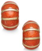 Erwin Pearl Atelier For Charter Club Gold-tone Colored Huggy Hoop Earrings, Created For Macy's