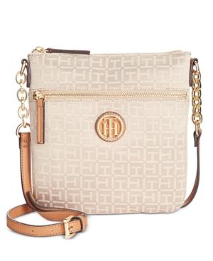 Tommy Hilfiger Th Monogram Jacquard North South Crossbody