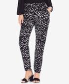 Vince Camuto Animal-print Pull-on Soft Pants
