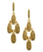 Inc International Concepts Gold-tone Pave Chandelier Earrings, Only At Macy's