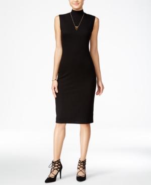 One Clothing Juniors' Mock-neck Bodycon Dress