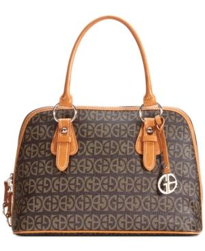 Giani Bernini Block Signature Dome Satchel, Only At Macy's