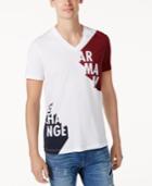 Armani Exchange Men's Colorblocked V-neck T-shirt