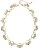 Kate Spade New York Gold-tone Baguette Crystal Collar Necklace